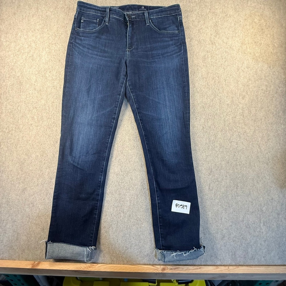 AG Adriano Goldschmied‎ The Harper Essential Straight Leg Jeans Dark Wash 31x26